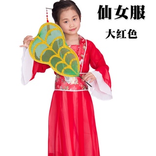 現貨實拍 鐵扇公主表演服西遊記服裝全套白骨精玉兔精蜘蛛精女童兒童表演服 西遊記服裝 兒童表演服