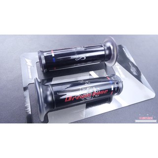 DREAMBASE 承旭 骷髏圖騰握把 122mm 有孔+橡膠端子 勁戰三代 四代 五代 BWS R GTR