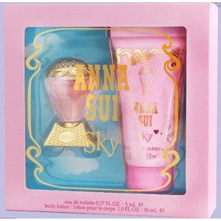 【賠本清倉】ANNA SUI/安娜蘇/全新未使用/時尚聯萌/三麗鷗/綺幻飛行浪漫香氛組/香水/身體乳/香水禮盒/旅行組