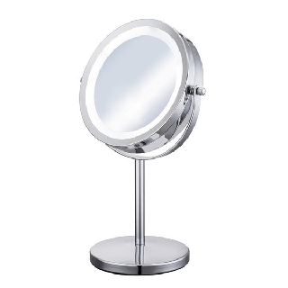 4253 360度LED雙面立式化妝鏡 美容鏡 梳妝立式桌鏡 雙面鏡