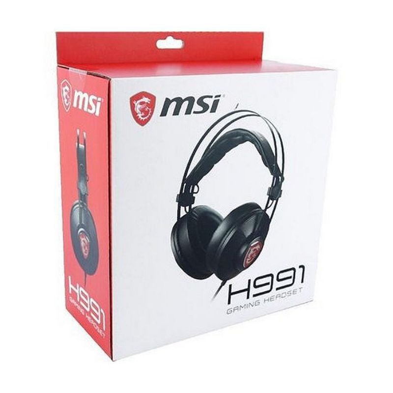 （全新）msi H991 電競耳機 耳罩式 耳麥 麥克風