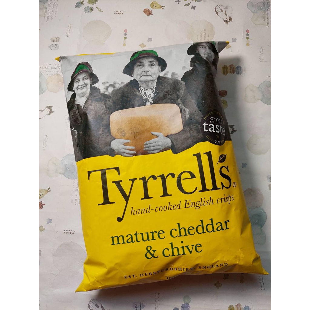 英國《Tyrrells 泰勒思》洋芋片-巧達起司150g(效期:2024/05/25)市價139元特價55元