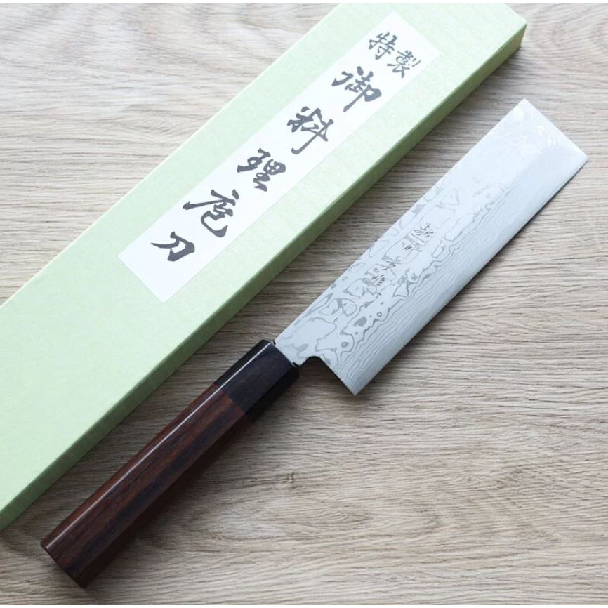 片刃包丁 角型薄刃 北岡英雄作 片刃包丁 角型薄刃 北岡英雄作 北岡英雄 – HAGAKURE