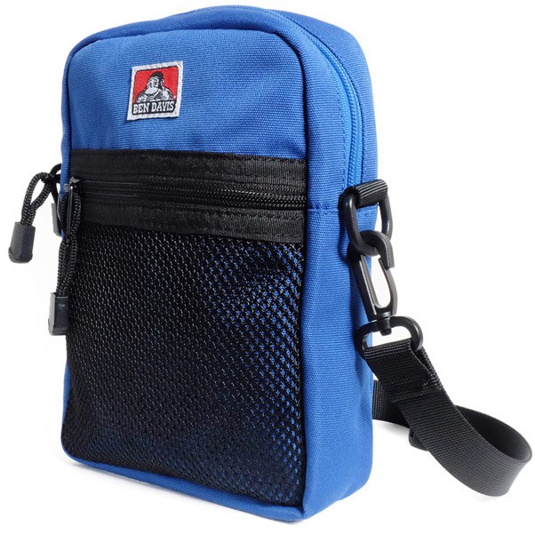 BEN DAVIS - BDW-9235 MESH POCKET MINI SHOULDER BAG 側背包 (寶藍)