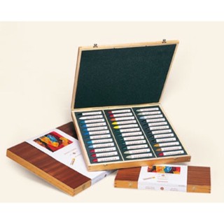 贈保護漆 SENNELIER PASTELS N132518 申內利爾 木盒 50色 120色 蠟筆 油性粉臘筆 畢卡索