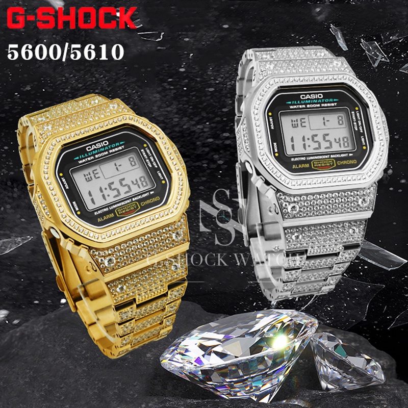 卡西歐 G-shock DW5600 GW-M5610 GW-M5600 GW-5000 DW-5025 錶帶框架表圈不