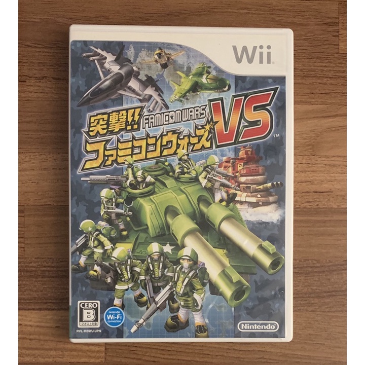 Wii 突襲 FC大戰 VS 正版遊戲片 原版光碟 日文版 日版 二手片 中古片 任天堂