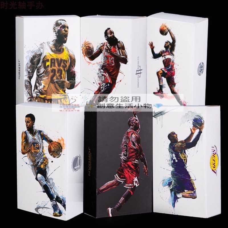 🎬實拍影片 Nba 1/9 手辦 湖人 Jordan Curry LBJ 公仔 模型 玩具 Kobe rose 勇士