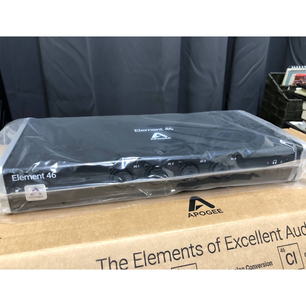 ［降價］Apogee Element 46 Thunderbolt 錄音介面 原廠公司貨 [二手/9成新]