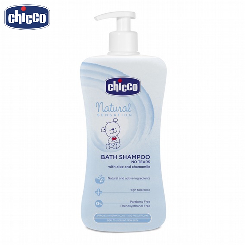 Chicco 原生脂嬰兒洗髮沐浴露(500ml) 洗沐二合一 米菲寶貝