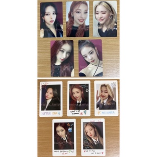 Itzy No bad days 七月 小卡 鑰匙圈 生日卡 日記頁 貼紙 拍立得 禮志 留真 有娜 彩領 Lia
