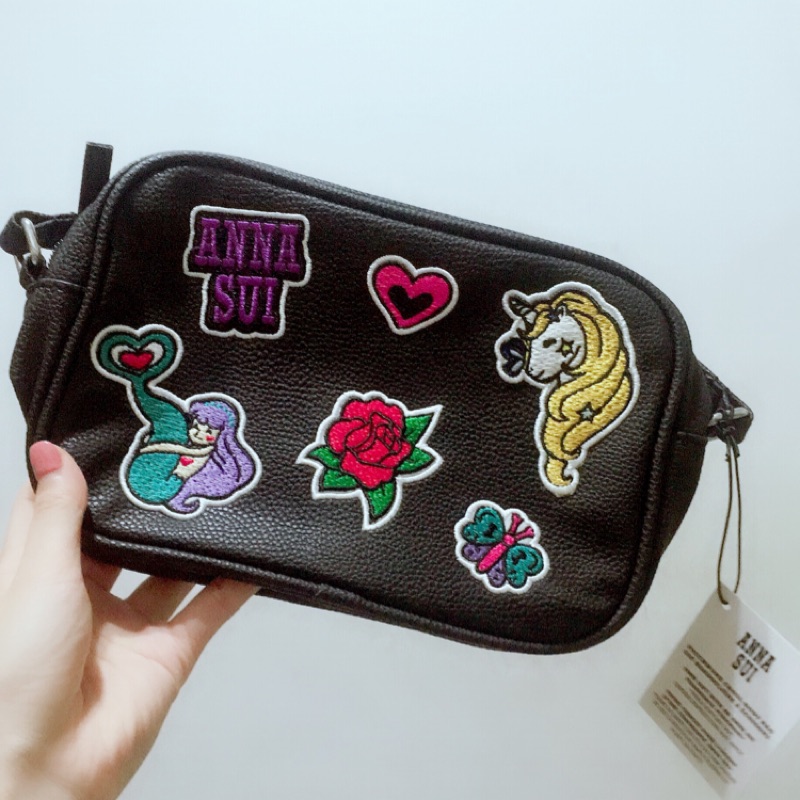 保留～Anna Sui 刺繡肩背斜背包