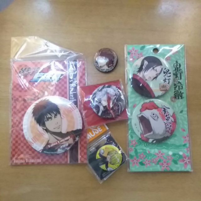 影子籃球員(火神大我)/特殊傳說/鬼燈的冷徹/刀劍神域/航海王(香吉士) 別針、徽章、胸章