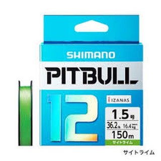 SHIMANO PITBULL 綠色 12股 編織PE線 PL-M52R PL-M62R