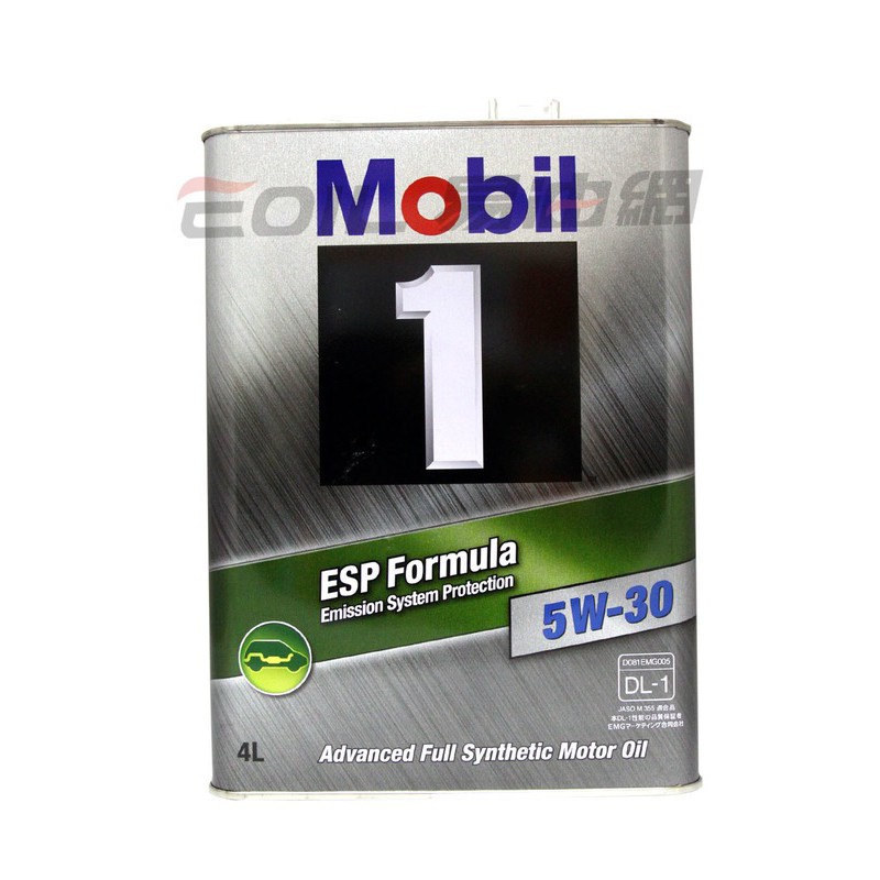 【易油網】MOBIL 1 ESP 5W30 機油 (鐵罐) 4L