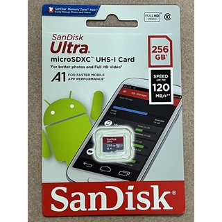 【臺灣公司貨】SanDisk Ultra 256G MicroSD TF A1 高速記憶卡