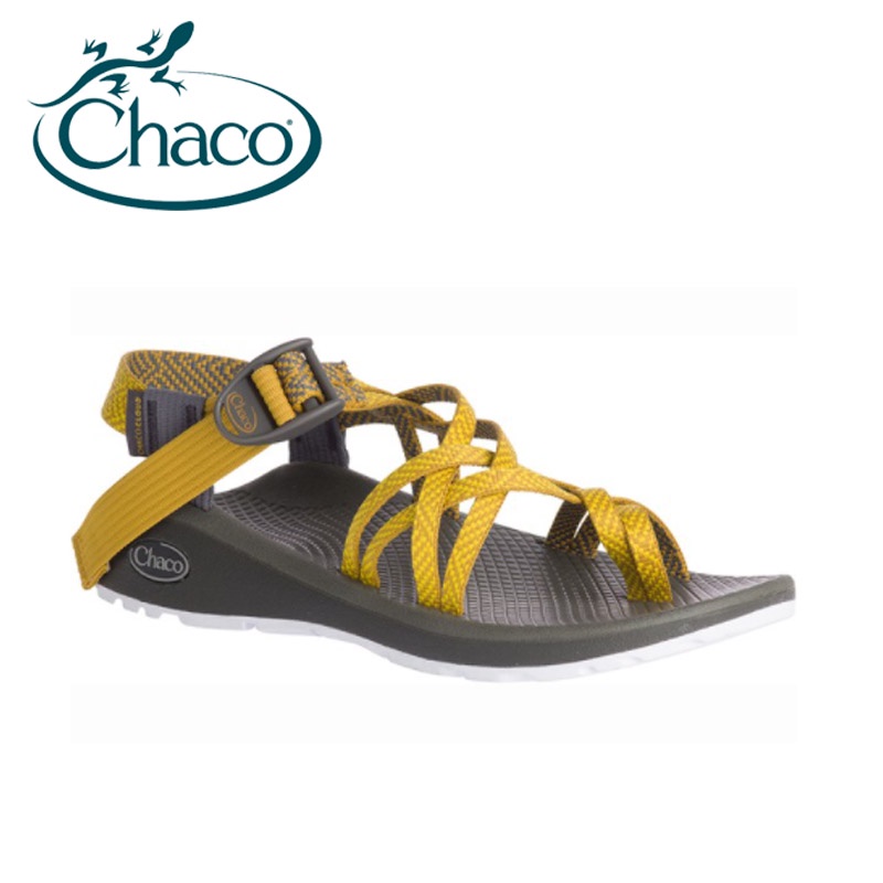 【Chaco】Z/CLOUD X2 女雙織帶越野舒壓運動夾腳涼鞋-金色天神 CH-ZLW04-HH13