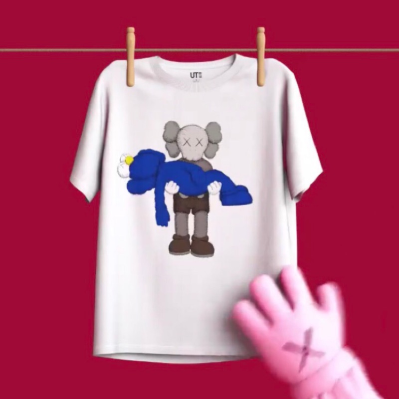 瑞典購回kaws X Uniqlo Bff 最後聯名款t Shirt 限量短t 缺貨款尺寸最後機會保證正品 蝦皮購物