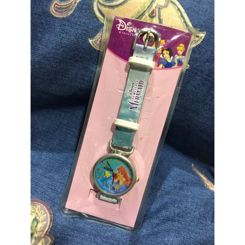「現貨/便宜轉賣」日本🇯🇵迪士尼 小美人魚 愛麗兒 手錶 兒童錶