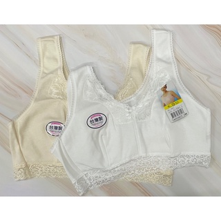 ❀ OK Bra ❀ 台灣製 加大 無鋼圈 蕾絲 棉質胸衣 背心 L XL XXL 9601