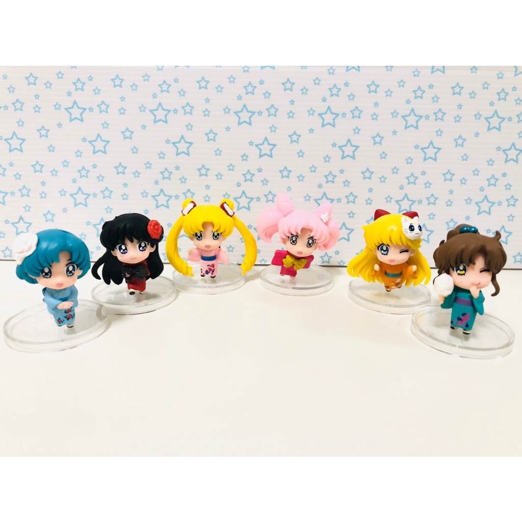 美少女戰士 月野兔 月光仙子 水星仙子 火星仙子 木星仙子 愛野美奈子 小小兔  公仔