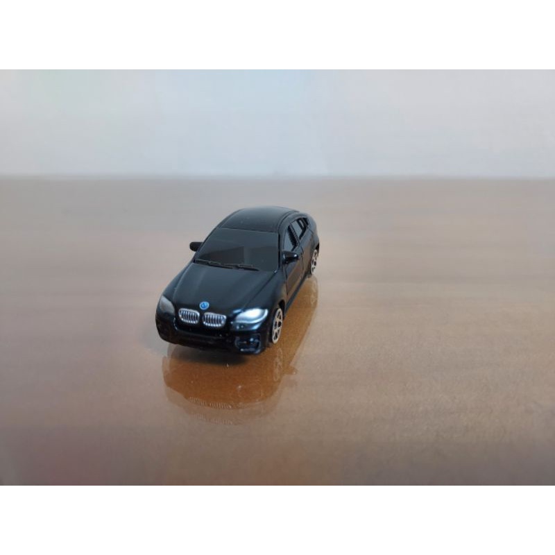 全新盒裝1:64~寶馬BMW X6 合金滑行車 消光黑色
