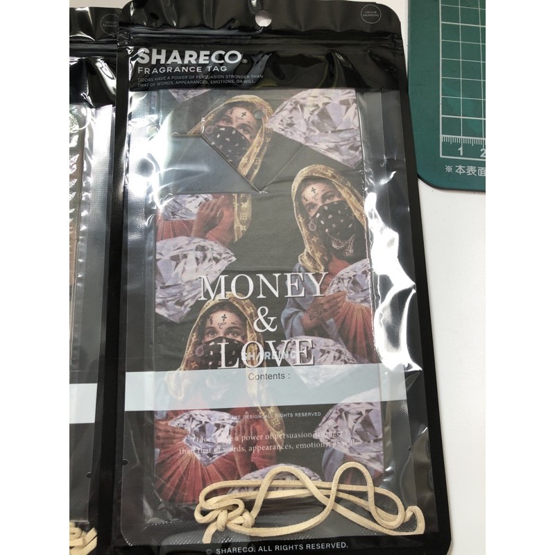 shareco瘦子代言香水吊卡（2張合售）
