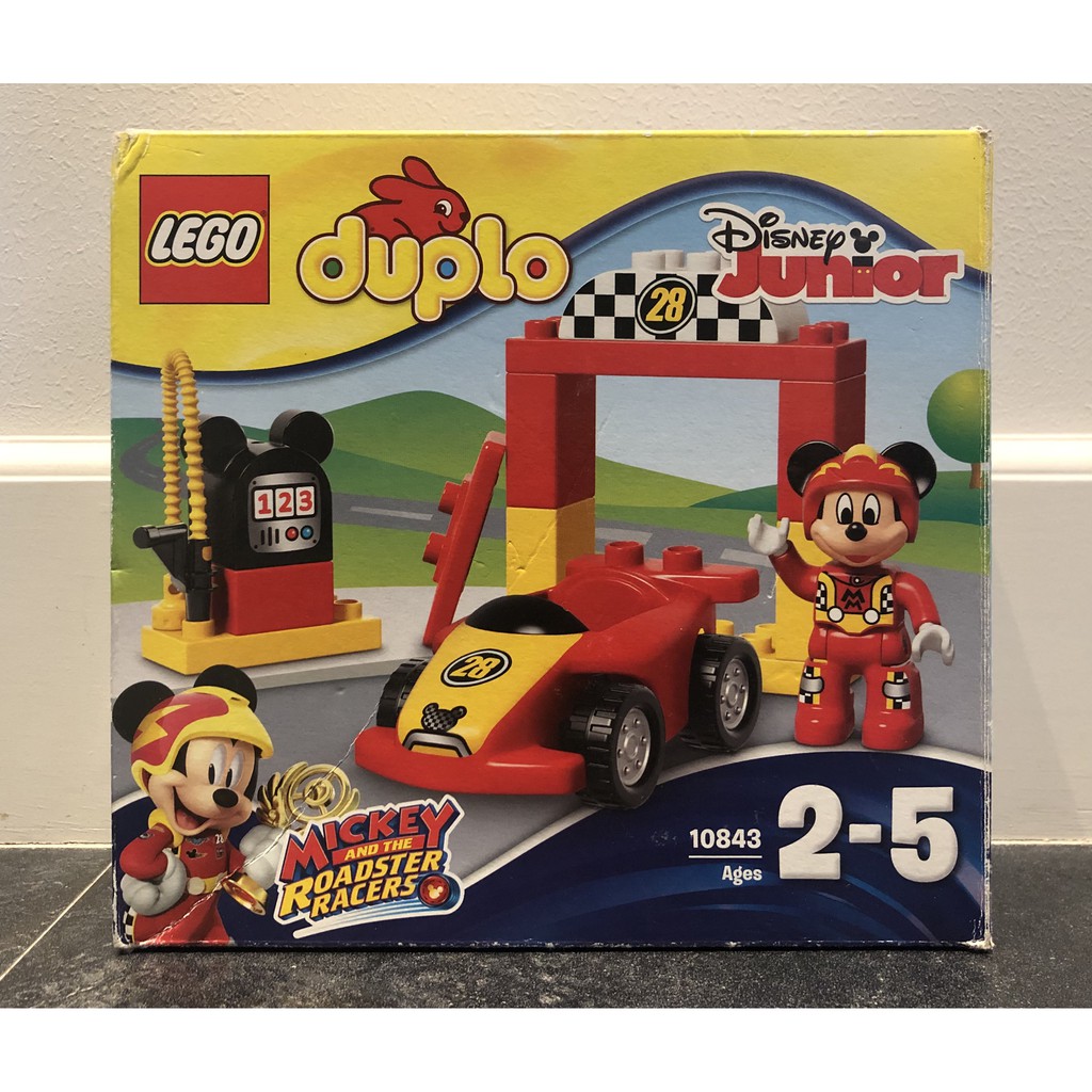 二手LEGO DUPLO 10843樂高得寶系列Mickey Racer米奇賽車