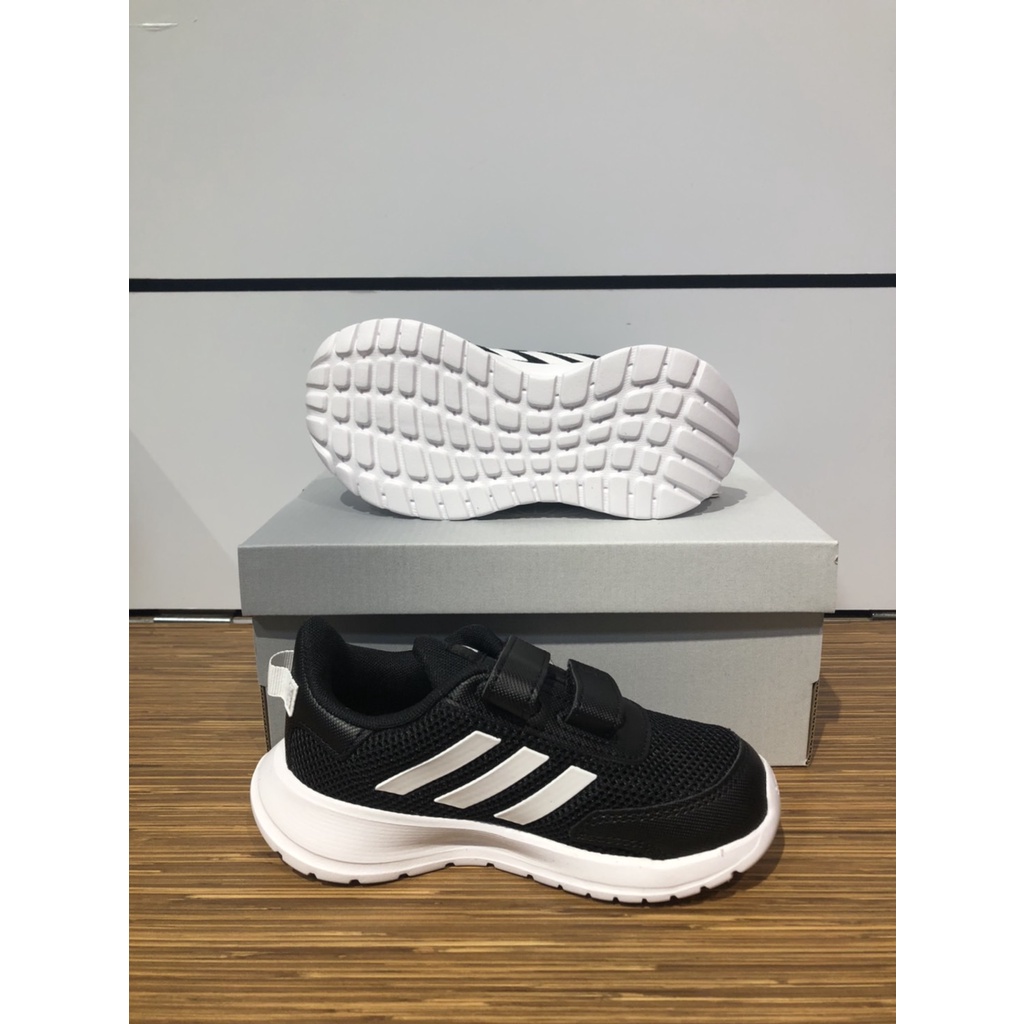 ADIDAS 小童 運動休閒鞋 魔鬼氈 可愛 透氣 黑色 EG4142