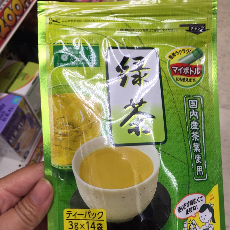 日本購入綠茶～茶包1包14入