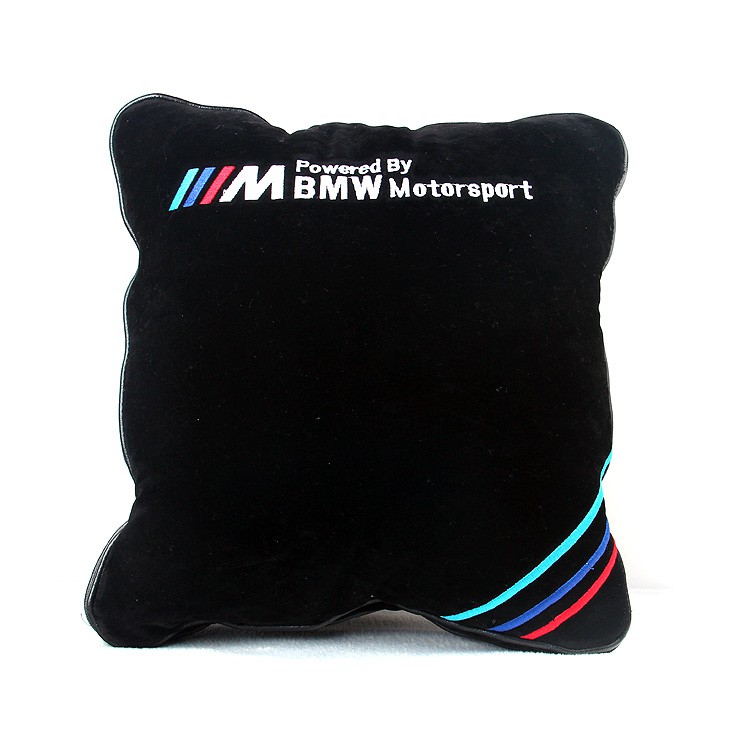 BMW M款 立體刺繡 涼被抱枕｜抱枕被 車用被 抱枕毯 毛毯被｜寶馬 m3 m4 m5 E92 F30 F22 G30