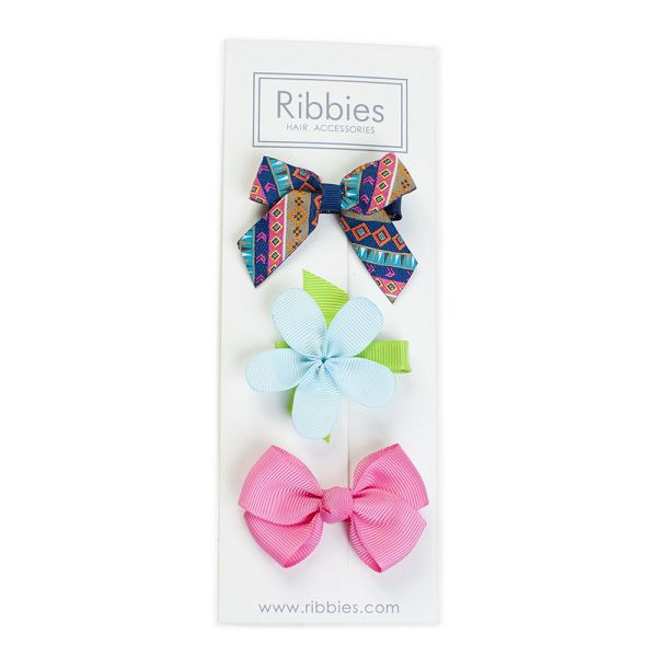 英國 Ribbies 綜合緞帶3入組|髮飾|髮夾-London【麗兒采家】