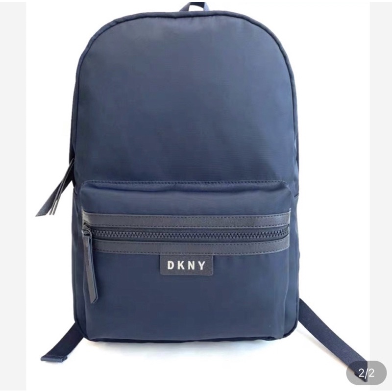 美國 DKNY 後背包 女生 男生 正品 深藍色 電腦包 背包 輕量 女款 男款 筆電包 書包 媽媽包 媽咪包