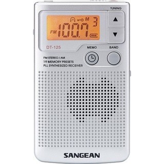 DT-125 (免運)SANGEAN山進二波段調頻立體 / 調幅 數位式口袋型收音機