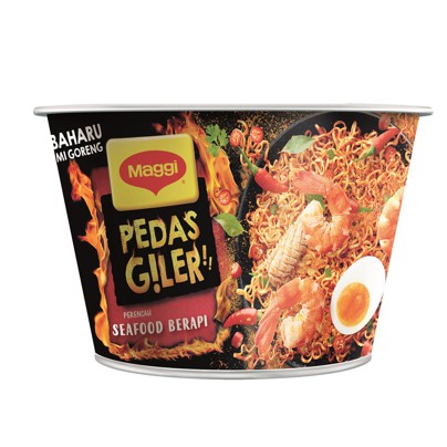 馬來西亞 Maggi Pedas Giler 🔥辣泡麵 －  海鮮麵 （幹）