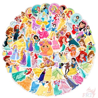 100 個 / 套 ❉ 迪士尼公主系列貼紙 ❉ Diy 防水時尚貼花塗鴉貼紙