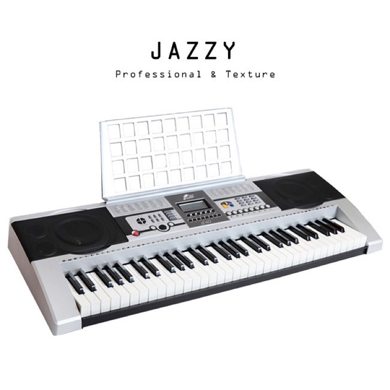 二手搬家便宜賣！自取或宅配台灣Jazzy JZ-612 入門首選標準厚鍵61鍵電子琴攜帶方便