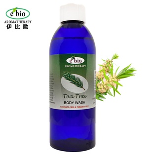 e'bio 伊比歐 茶樹&薄荷精油沐浴精-略涼配方200ml/500ml -各種肌膚適用