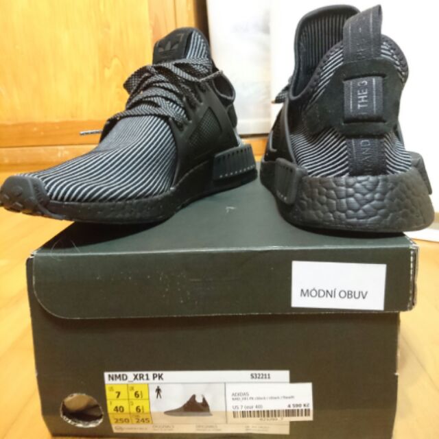 Adidas NMD XR1 PK Core Black S32211 黑色 黑底 條紋