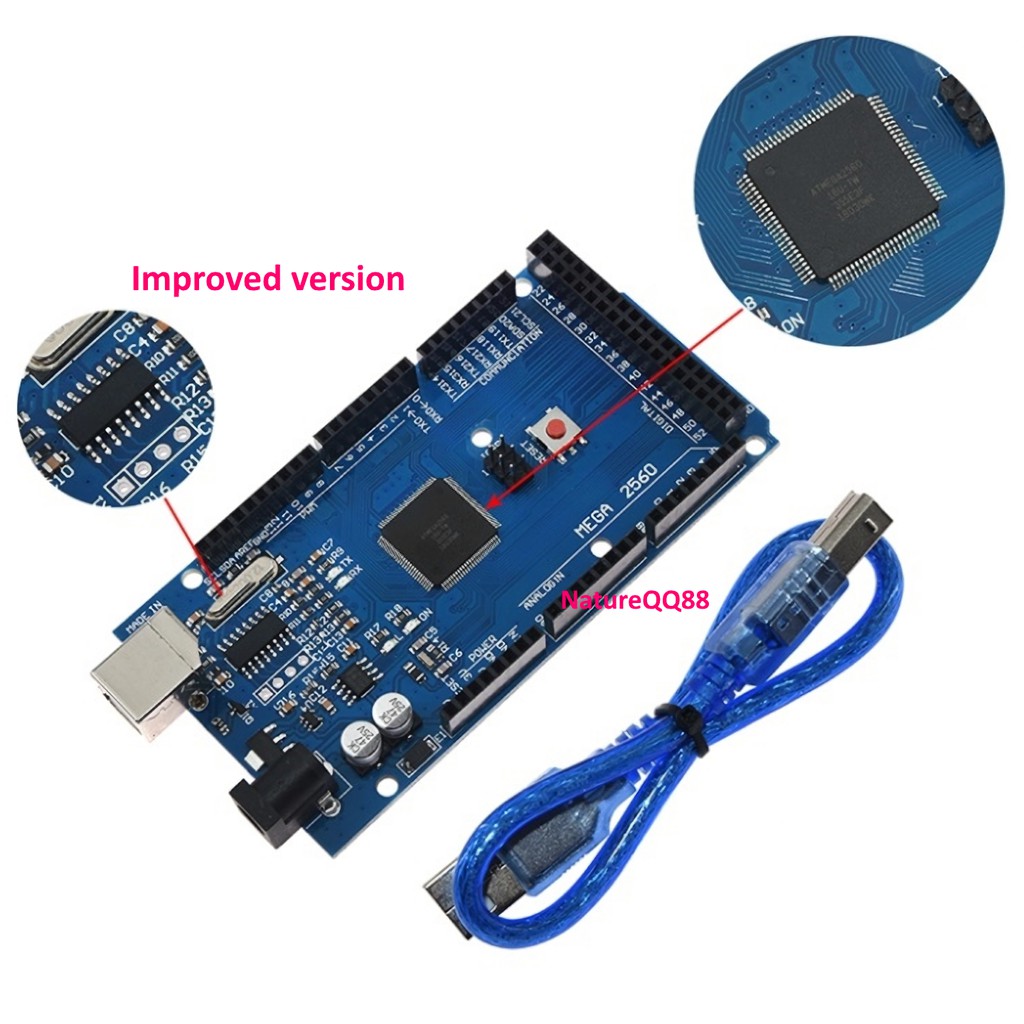 Arduino MEGA2560 R3 / 單片機 / 開發板 / 創客 / 含USB線