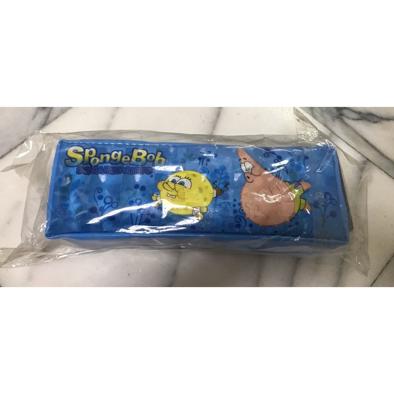 全新💛海綿寶寶 派大星 塑膠PVC 直方鉛筆盒 立體鉛筆袋 長方形 鉛筆袋 SpongeBob