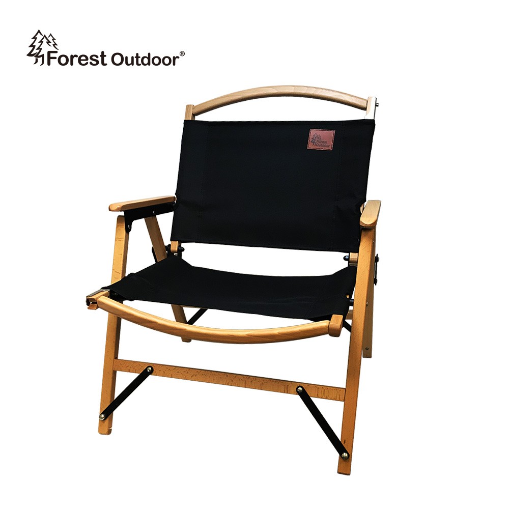 Forest Outdoor【經典黑富睿特森林椅】折疊椅 露營椅【愛上露營】