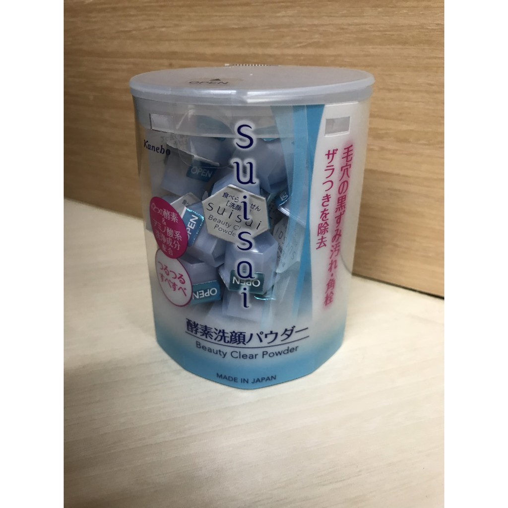 『日本帶回』佳麗寶Kanebo酵素洗顏粉 Suisai 0.4g*32顆