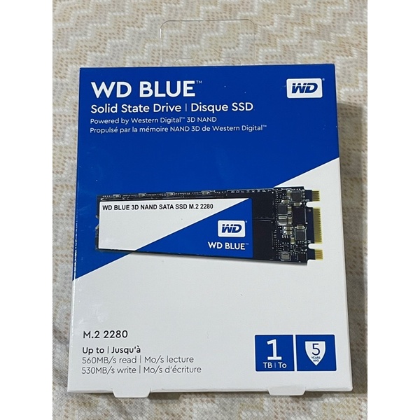 WD 藍標 BLUE 1TB M.2 2280 SATA