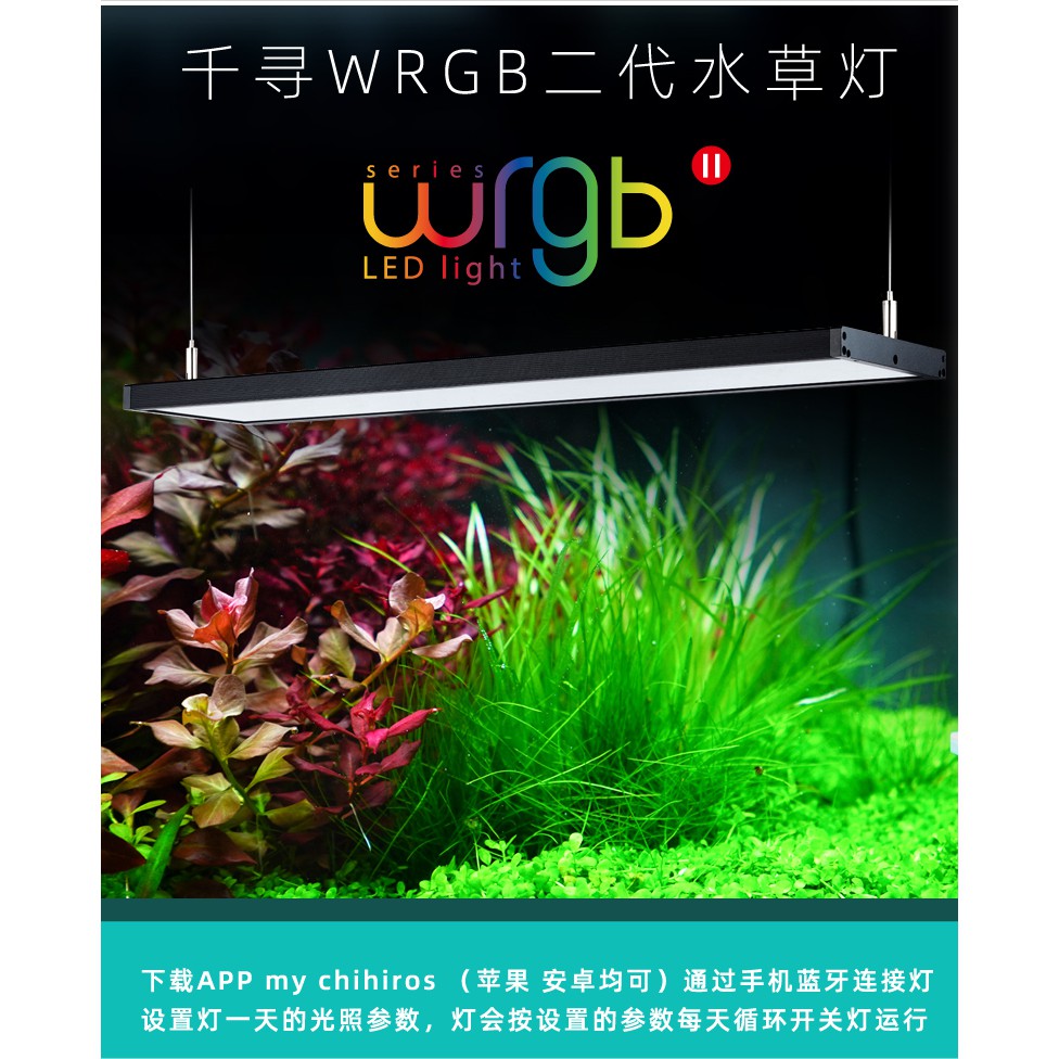 Chihiros千尋-WRGB二代專業水草燈可調色 2代WRGB60/2尺 現貨 挑戰最便宜