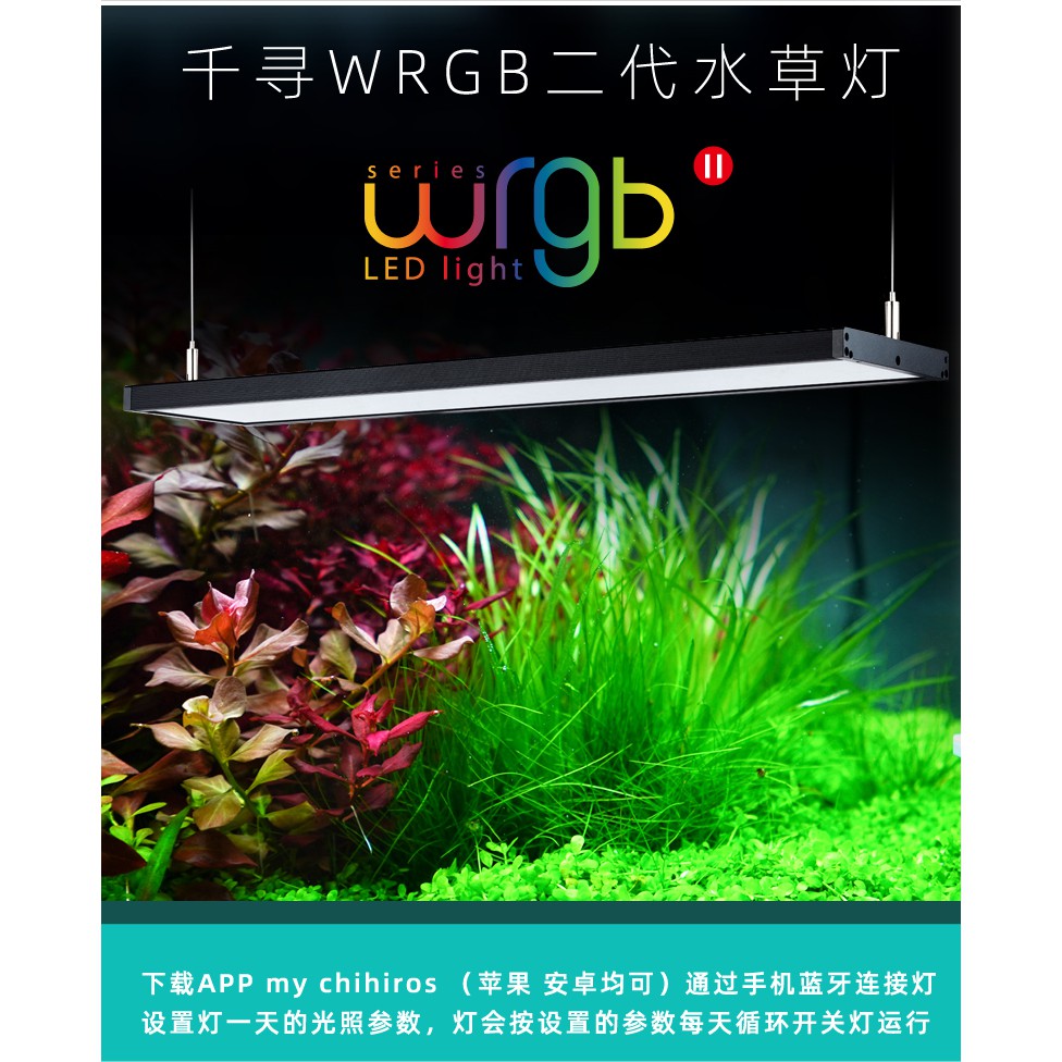 Chihiros千尋 Wrgb二代專業水草燈可調色2代wrgb45 1 5尺現貨挑戰最便宜 蝦皮購物