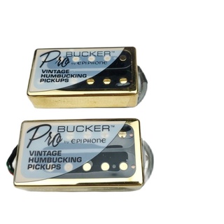 正品一批風Epiphone電吉他鋁鎳鈷拾音器套裝LP黃金色包邊雙聯拾音器+提拉開關焊接線束