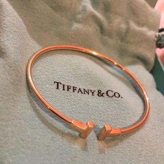 Tiffany & Co. AU750 18K 玫瑰金手環