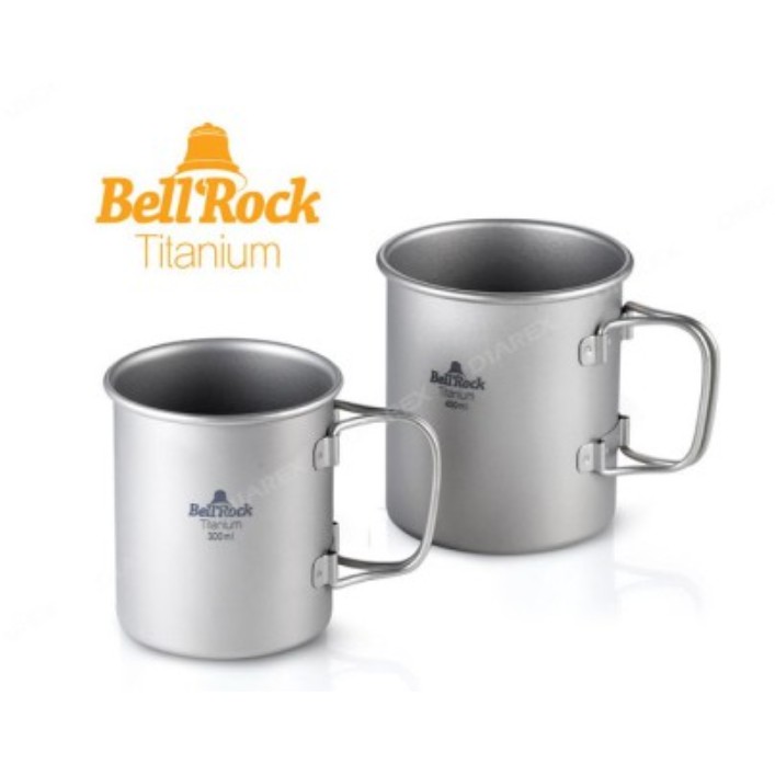【H.W伴露】韓國 Bell'Rock 鈦杯 450ml Titanium Cup 露營 登山 野餐 野營 野炊 攻頂