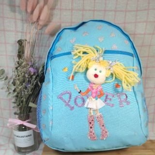 台灣製 造型 兒童 後背包 小包包 刺繡 獨家 特殊款 小女孩